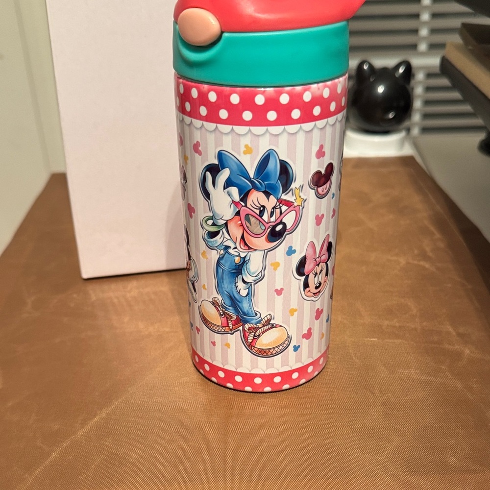 Minnie Mouse Red and Blue Kids Tumbler